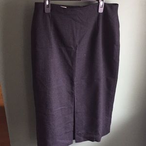 Jones New York Dark grey 100% wool skirt